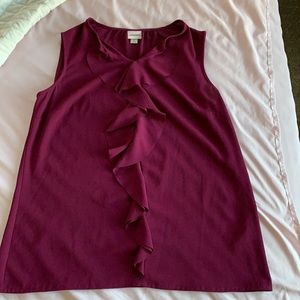 Burgundy Business Top